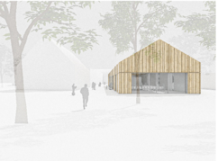 Entwurf für einen zukuünftigen Kulturstadel in Rohrendorf
